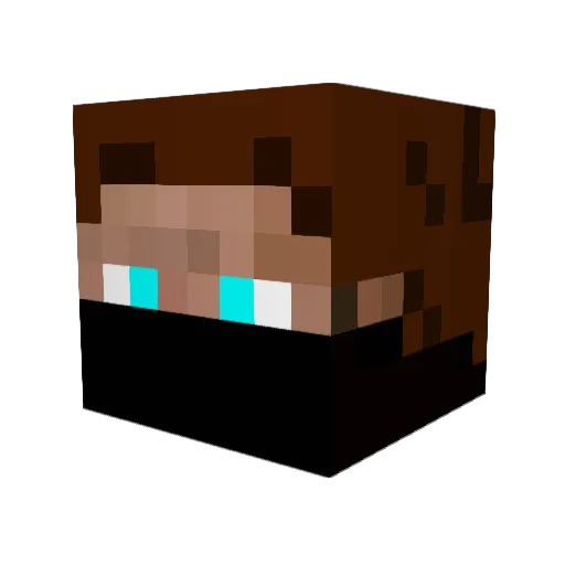 JinoJoe Minecraft avatar head, 3D render