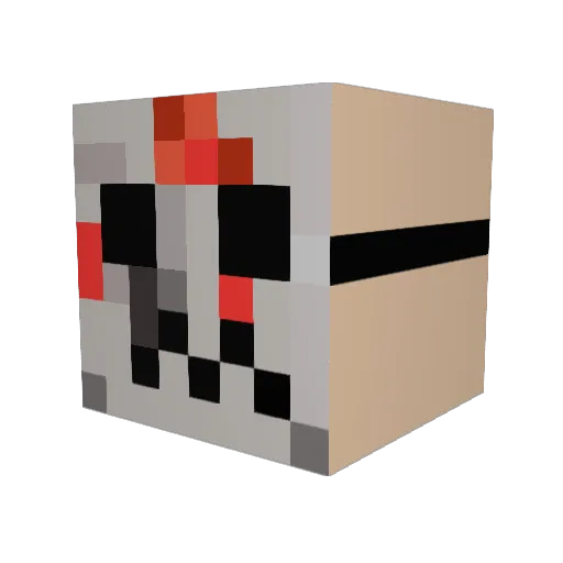 JinrohSenpai Minecraft avatar head, 3D render