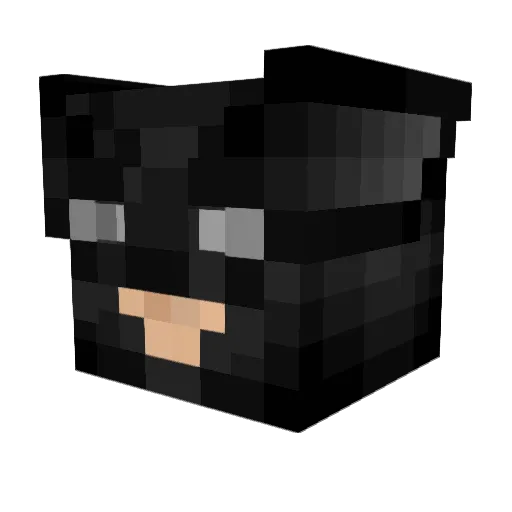 JinxV3 Minecraft avatar head, 3D render