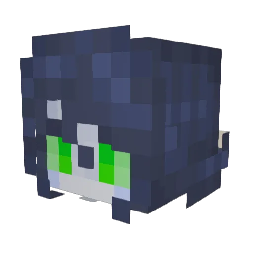 JinxedAnubis Minecraft avatar head, 3D render