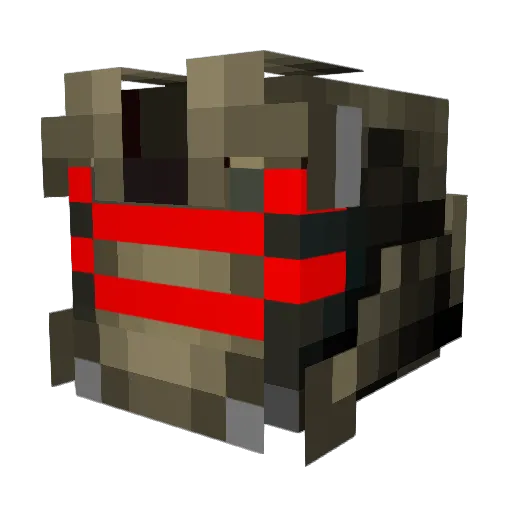 JinxedMirages Minecraft avatar head, 3D render