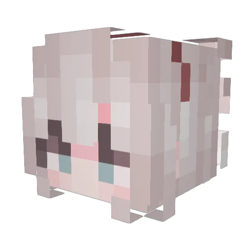 JinyiOuO Minecraft avatar head, 3D render