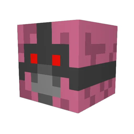 Jinzo62 Minecraft avatar head, 3D render