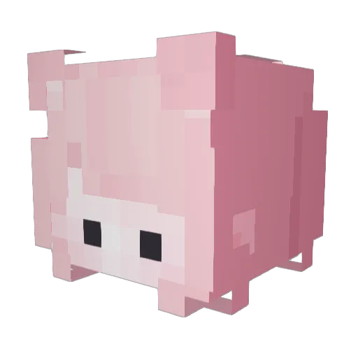 Jippu_77 Minecraft avatar head, 3D render