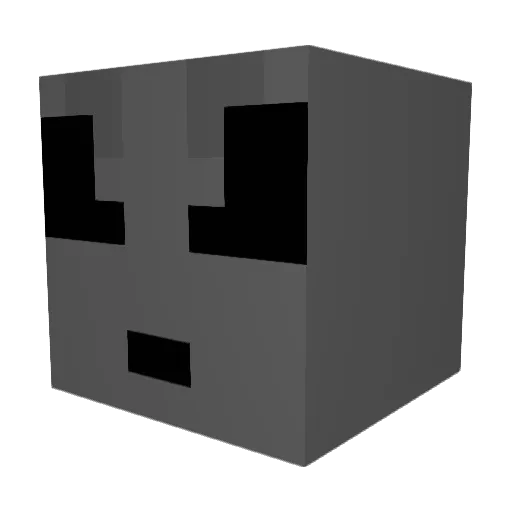 JirenTheGray Minecraft avatar head, 3D render