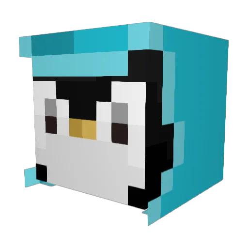 JirkaHolys Minecraft avatar head, 3D render