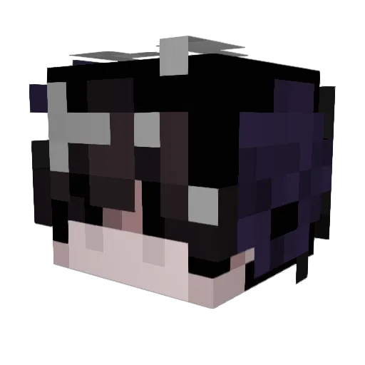 Jiro_Mc Minecraft avatar head, 3D render