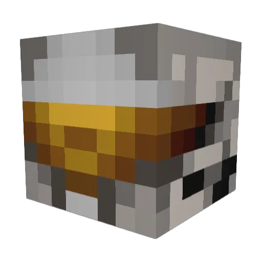 Jish_Le_Fish Minecraft avatar head, 3D render