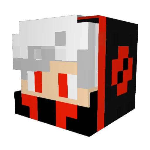 JitShlime300SLAT Minecraft avatar head, 3D render