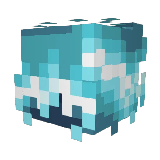 Jiterren Minecraft avatar head, 3D render