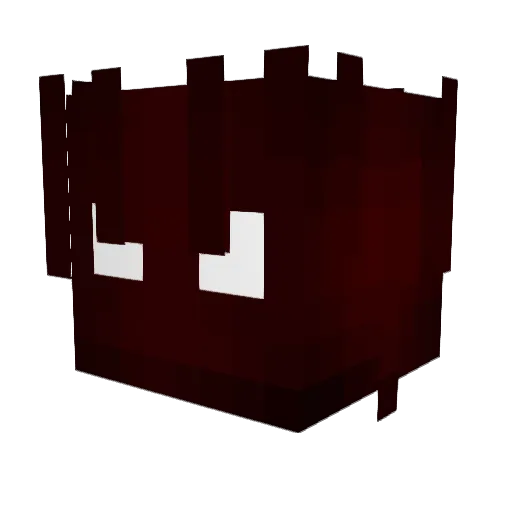 JitterClicks Minecraft avatar head, 3D render