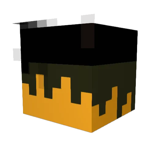 JitterCliq Minecraft avatar head, 3D render