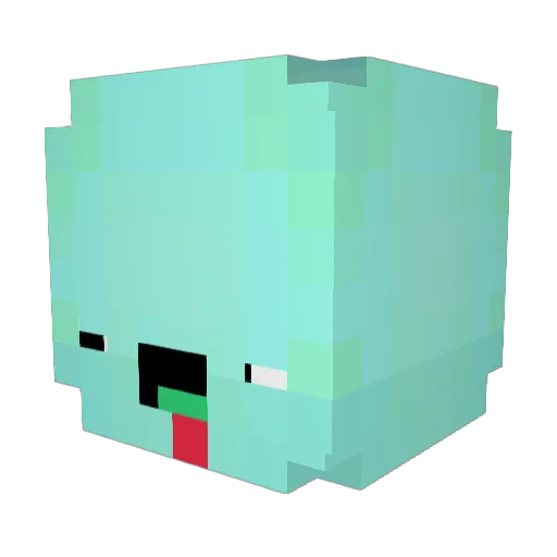 JitterLife Minecraft avatar head, 3D render