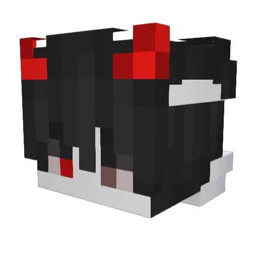 Jiu_Weee Minecraft avatar head, 3D render