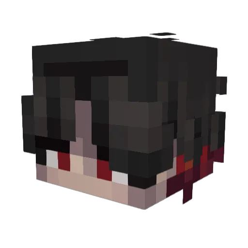 Jiwas Minecraft avatar head, 3D render