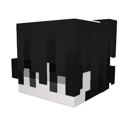 Jiwh Minecraft avatar head, 3D render