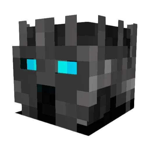 JixiNII Minecraft avatar head, 3D render