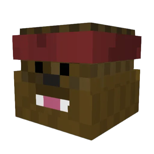 Jjjayce Minecraft avatar head, 3D render