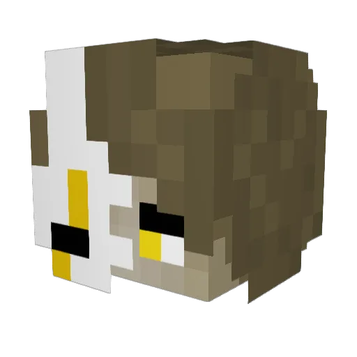 JjonnyGHG Minecraft avatar head, 3D render