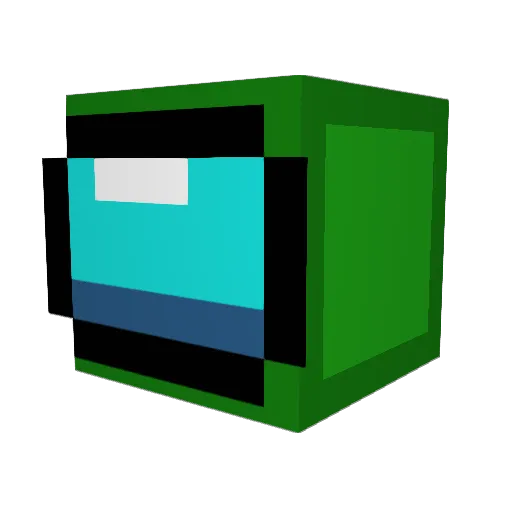 Jjorats Minecraft avatar head, 3D render