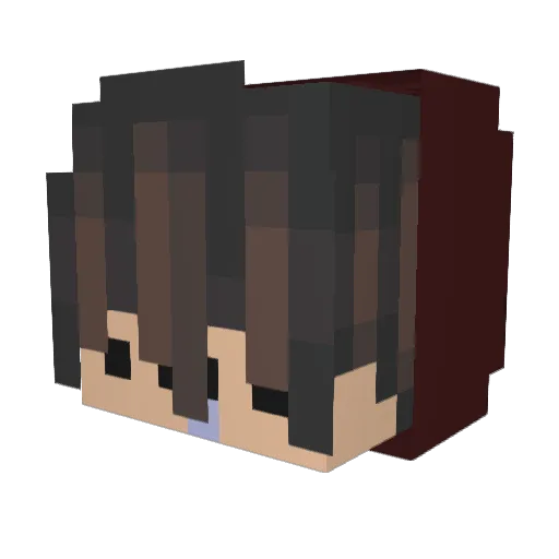 Jjotto51 Minecraft avatar head, 3D render