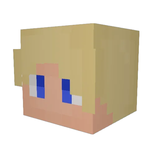 JkJim Minecraft avatar head, 3D render