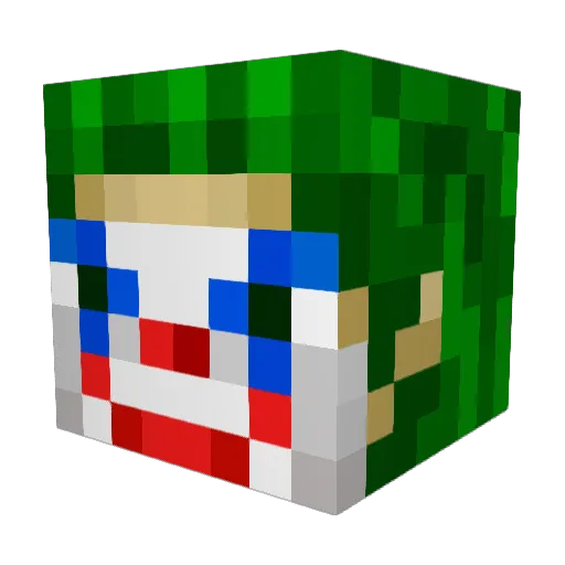 Jka2 Minecraft avatar head, 3D render