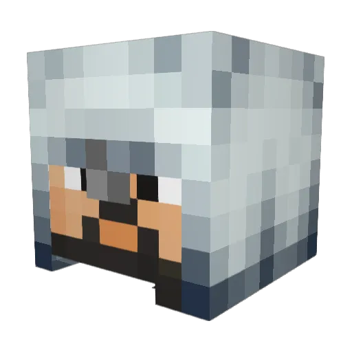 Jkdawg Minecraft avatar head, 3D render