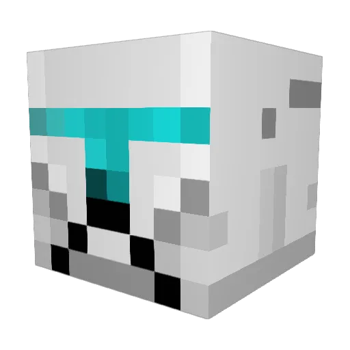Jkdesignpro Minecraft avatar head, 3D render