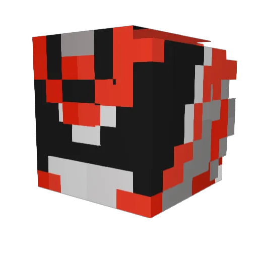 Jkingh Minecraft avatar head, 3D render
