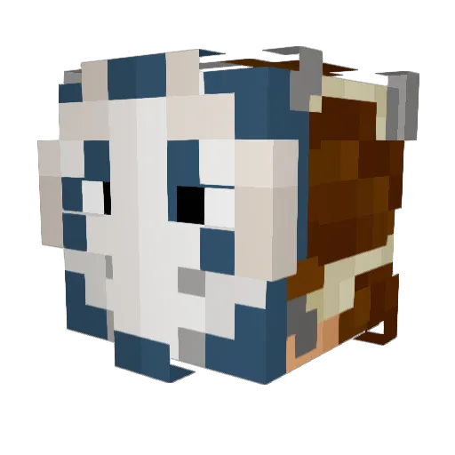 Jkingxd Minecraft avatar head, 3D render