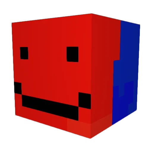 Jknowgames Minecraft avatar head, 3D render