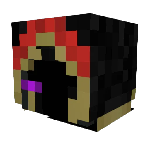 Jkurelko Minecraft avatar head, 3D render