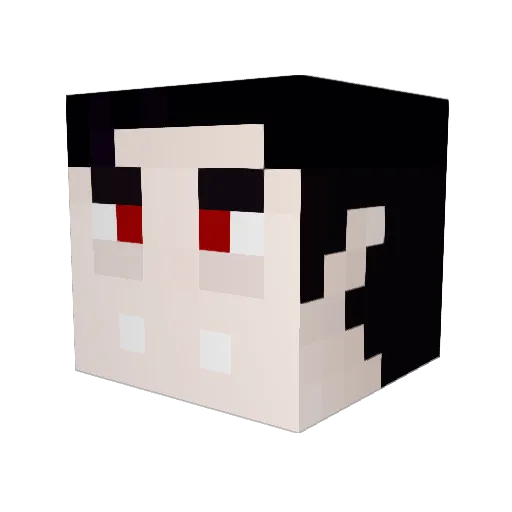 JlikesMC Minecraft avatar head, 3D render