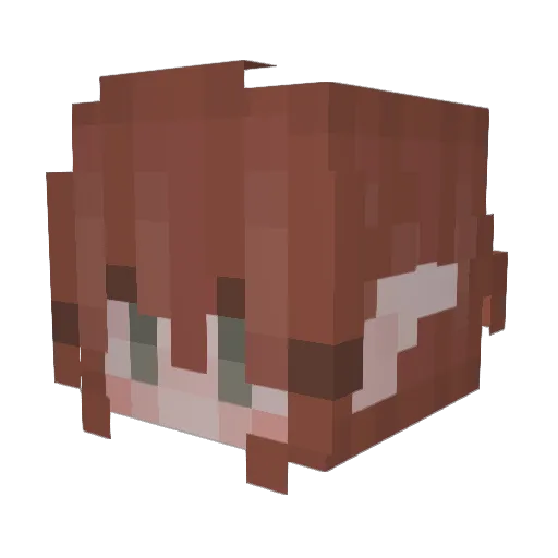 Jlm1972 Minecraft avatar head, 3D render