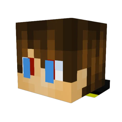 Jlrazer3 Minecraft avatar head, 3D render