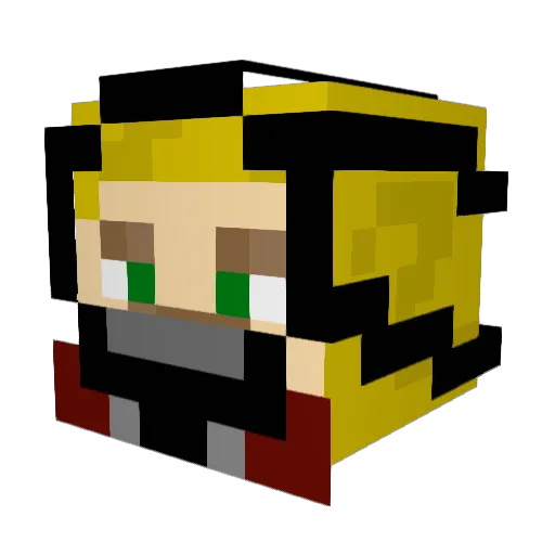 Jman1836 Minecraft avatar head, 3D render