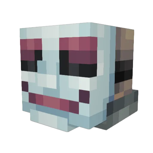 Jmanig Minecraft avatar head, 3D render