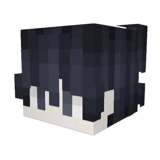 Jmaxz Minecraft avatar head, 3D render