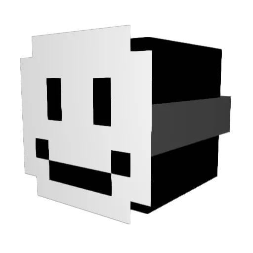 Jmencip Minecraft avatar head, 3D render