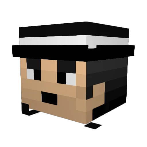Jmikey2011 Minecraft avatar head, 3D render