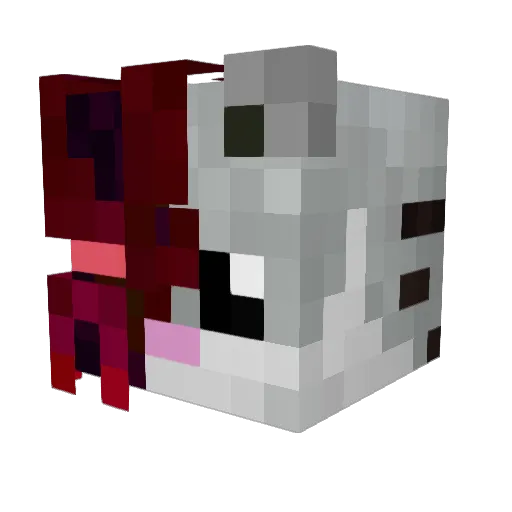 Jmiliinq Minecraft avatar head, 3D render