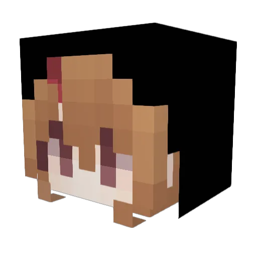 Jmillinq Minecraft avatar head, 3D render