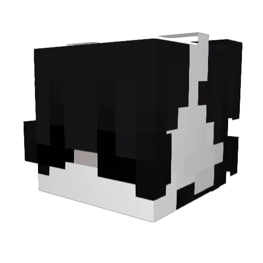 Jmllk Minecraft avatar head, 3D render