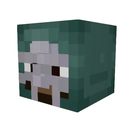 Jmoe08 Minecraft avatar head, 3D render