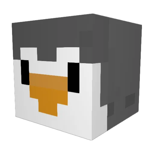 Jmoe_tv Minecraft avatar head, 3D render