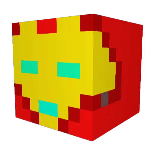 Jmokyy Minecraft avatar head, 3D render