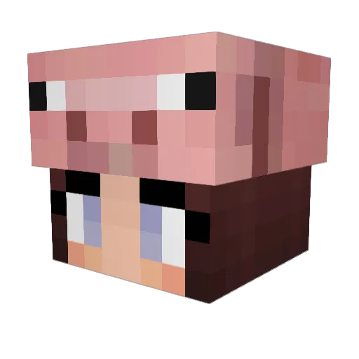 Jmoney332 Minecraft avatar head, 3D render