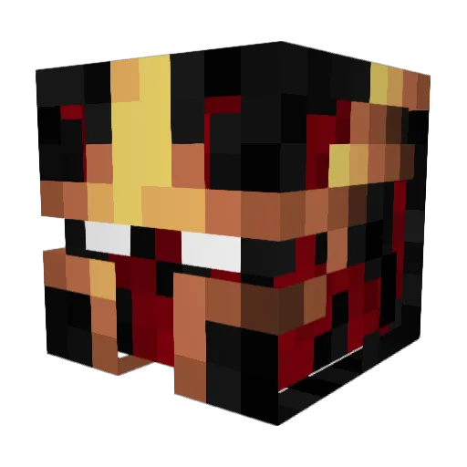 Jmooshett Minecraft avatar head, 3D render
