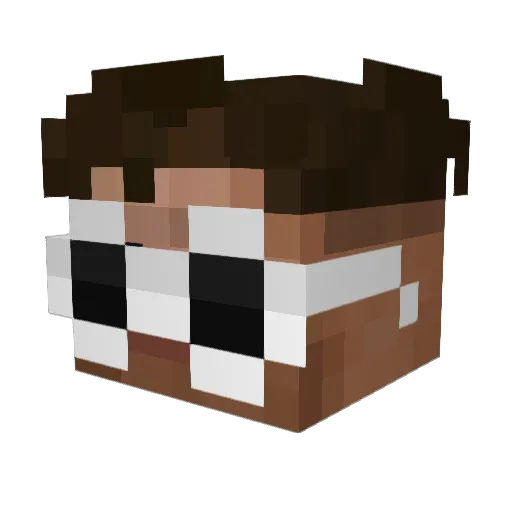 Jmpabreu_2009 Minecraft avatar head, 3D render
